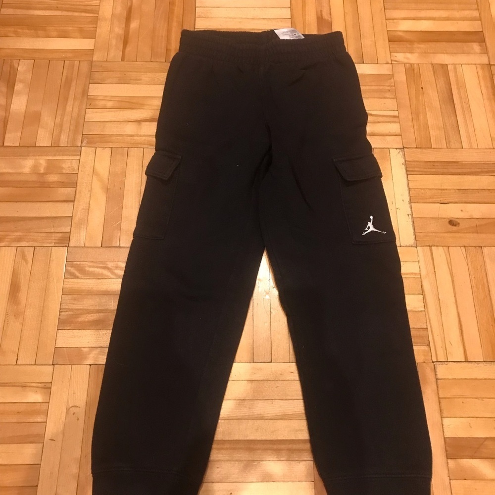 Jordan Kids Black Cargo Joggers